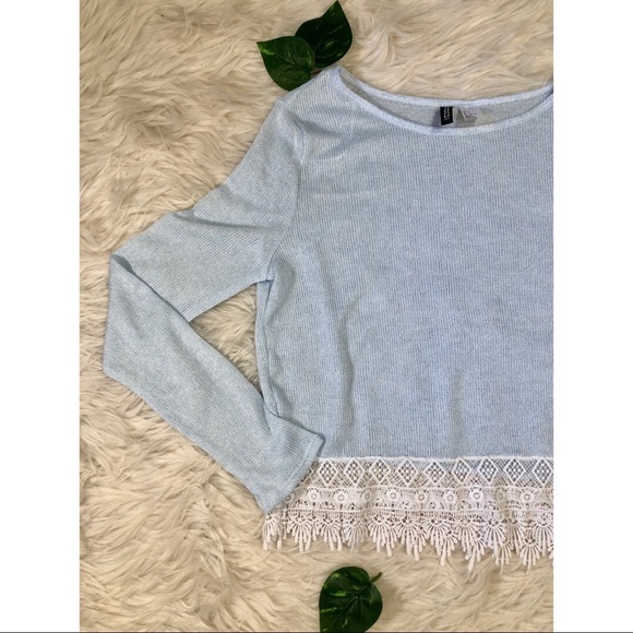 Divided Tops - 🔴SALE Baby Blue Knitted Top!🔴
